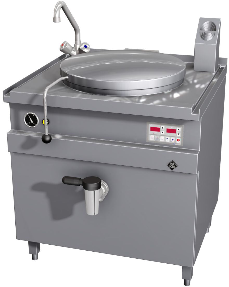 Marmita Fixa 60L c/Torneira Misturadora e EcoControl - 10018545 - Pinto & Cruz Hotelaria e Equipamentos