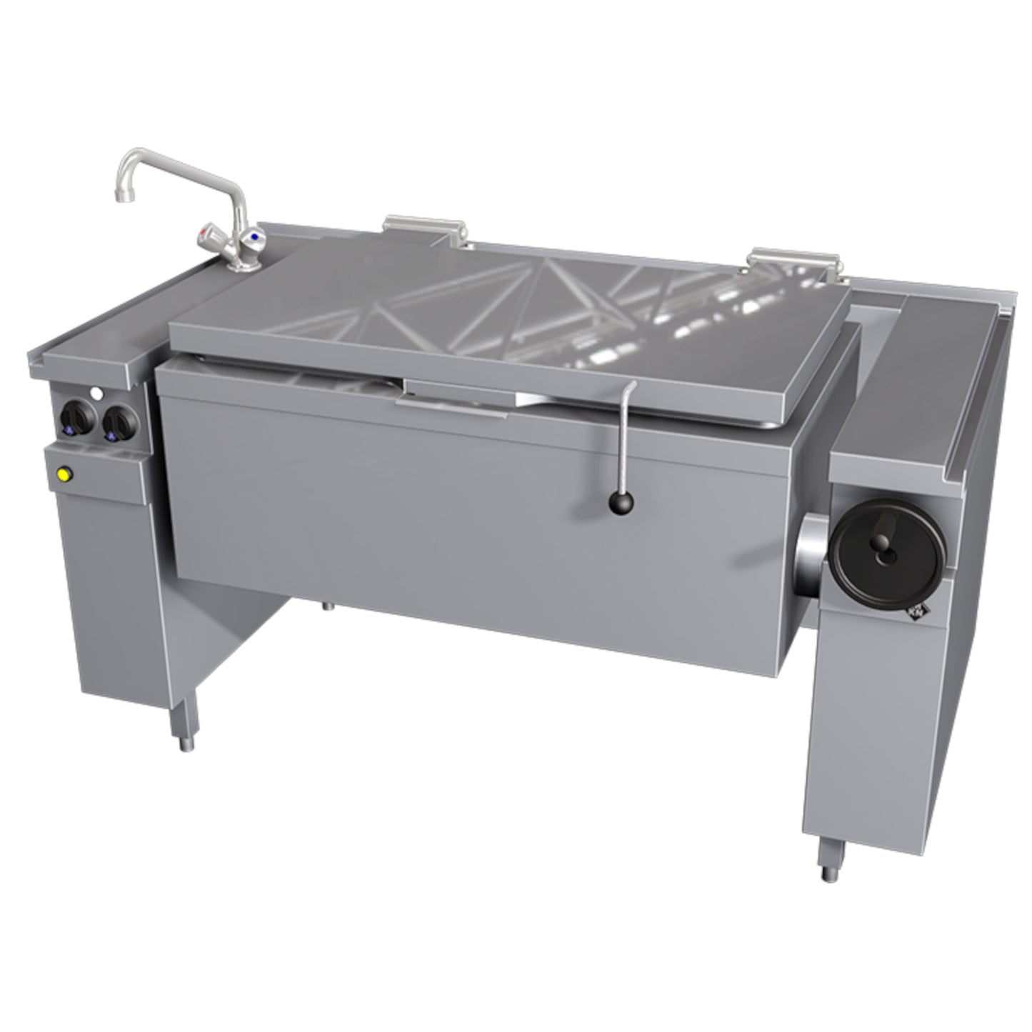 Marmita Basculante Manual GN 3/1 c/Fundo de Frigideira - 10019152