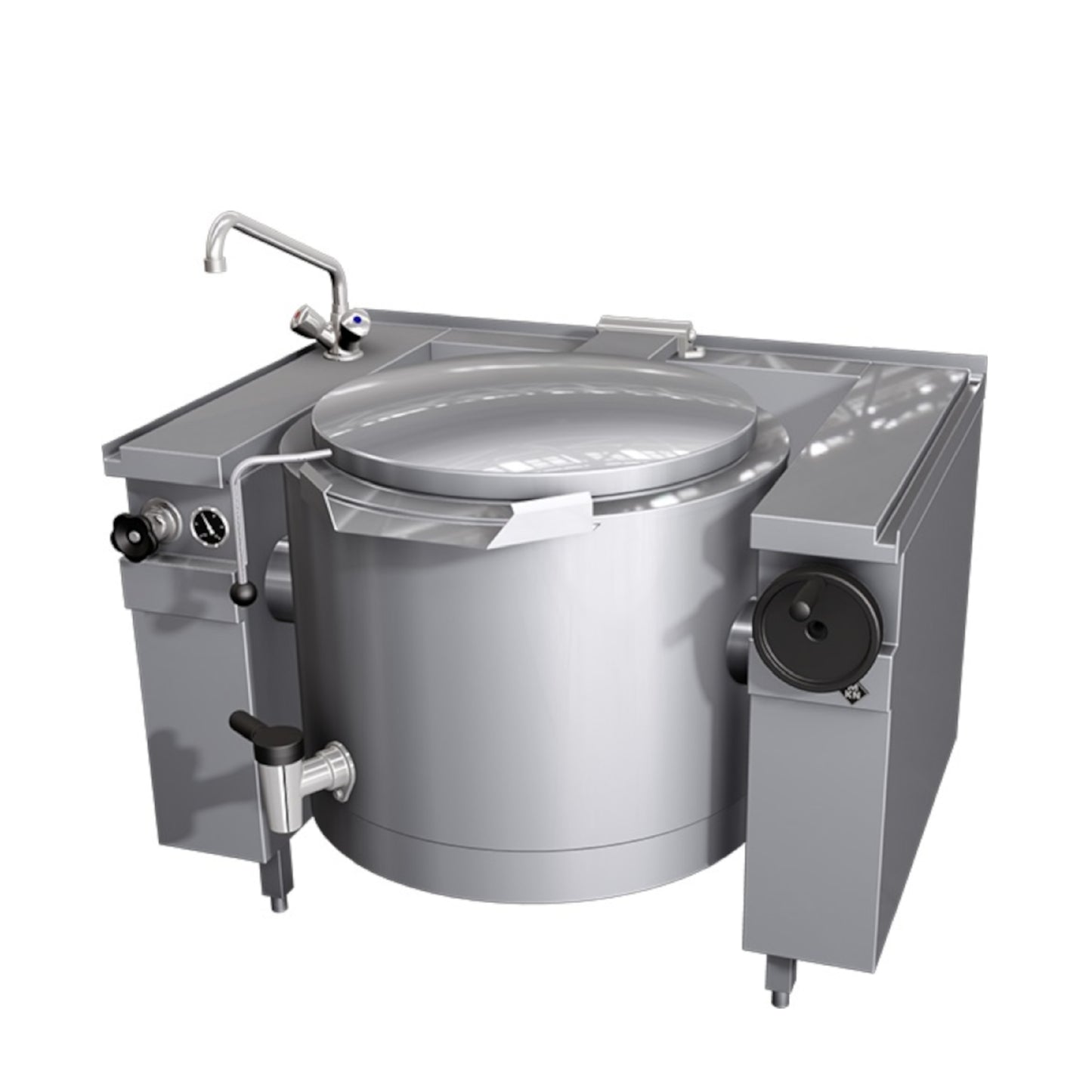 Marmita Basculante Manual 100 L c/Torneira Misturadora - 10019201