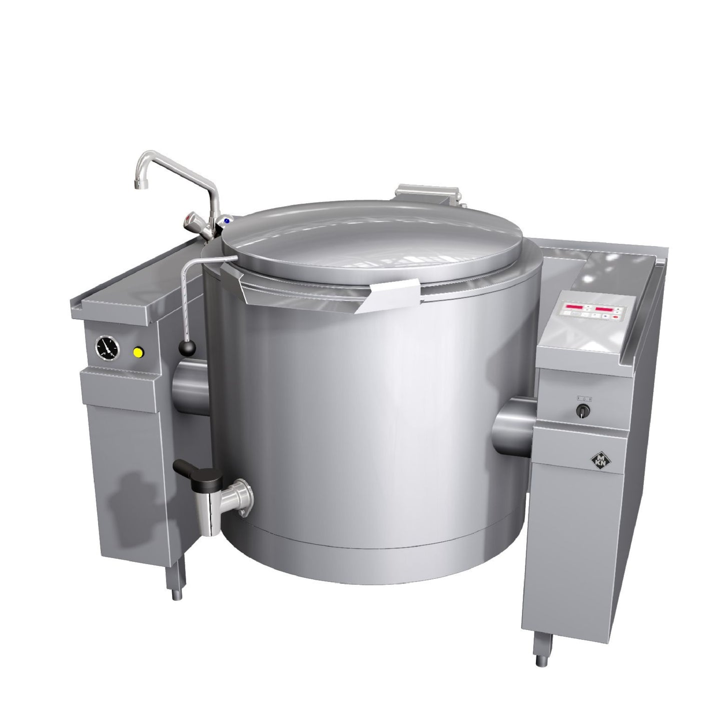 Marmita Basculante Motorizada 150L c/Torneira Misturadora e EcoControl - 10019215