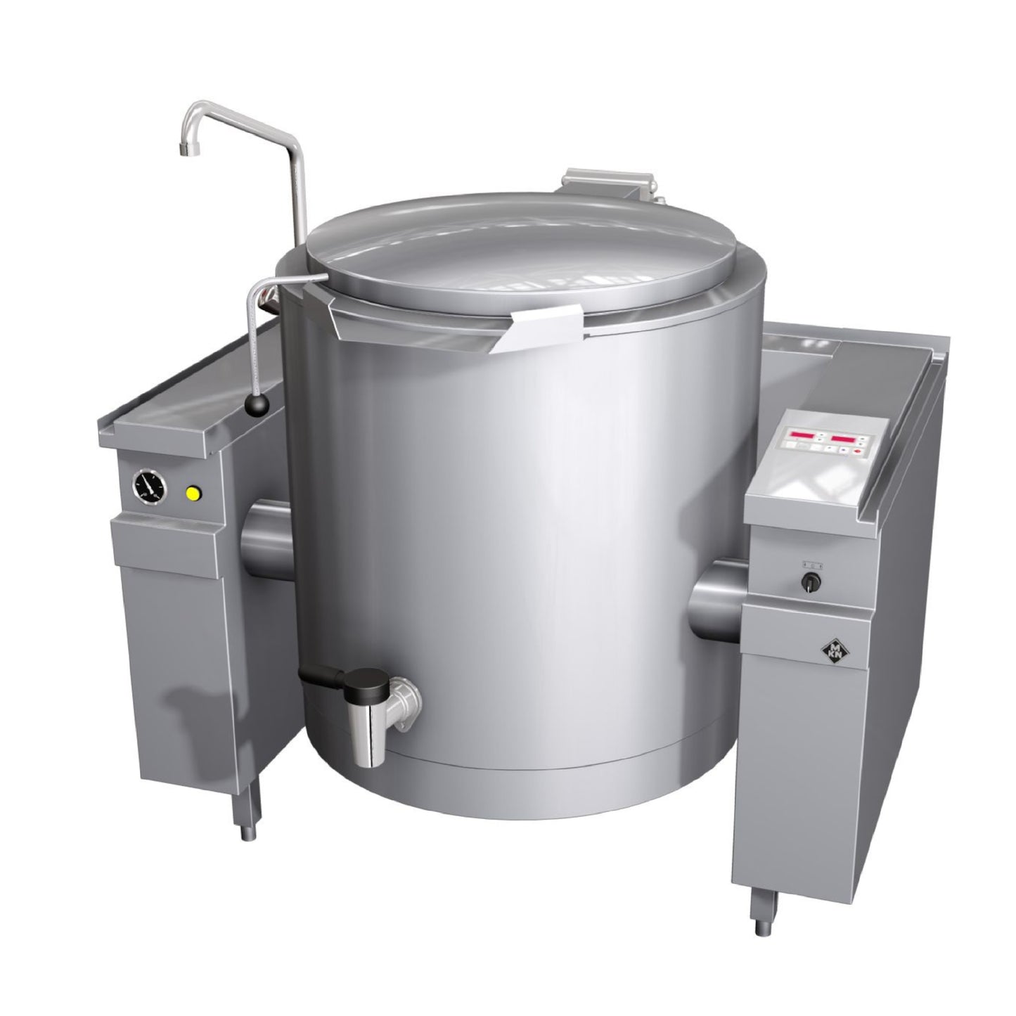 Marmita Basculante Motorizada 200L c/Torneira Misturadora e EcoControl - 10019218