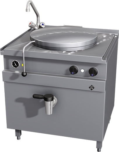 Marmita Fixa 60L Vapro c/Torneira Misturadora - 2122802C - Pinto & Cruz Hotelaria e Equipamentos