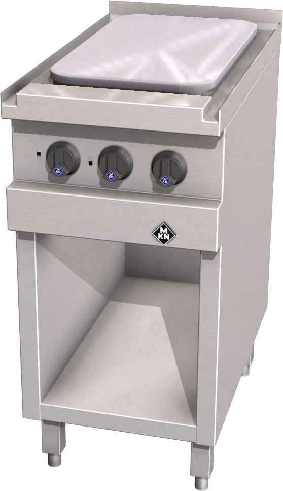 Fogão de Placa Inteira Cromada - 2123504A - Pinto & Cruz Hotelaria e Equipamentos