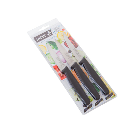 Pack 3 Facas p/Legumes