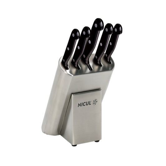 Bloco Inox c/5 Facas