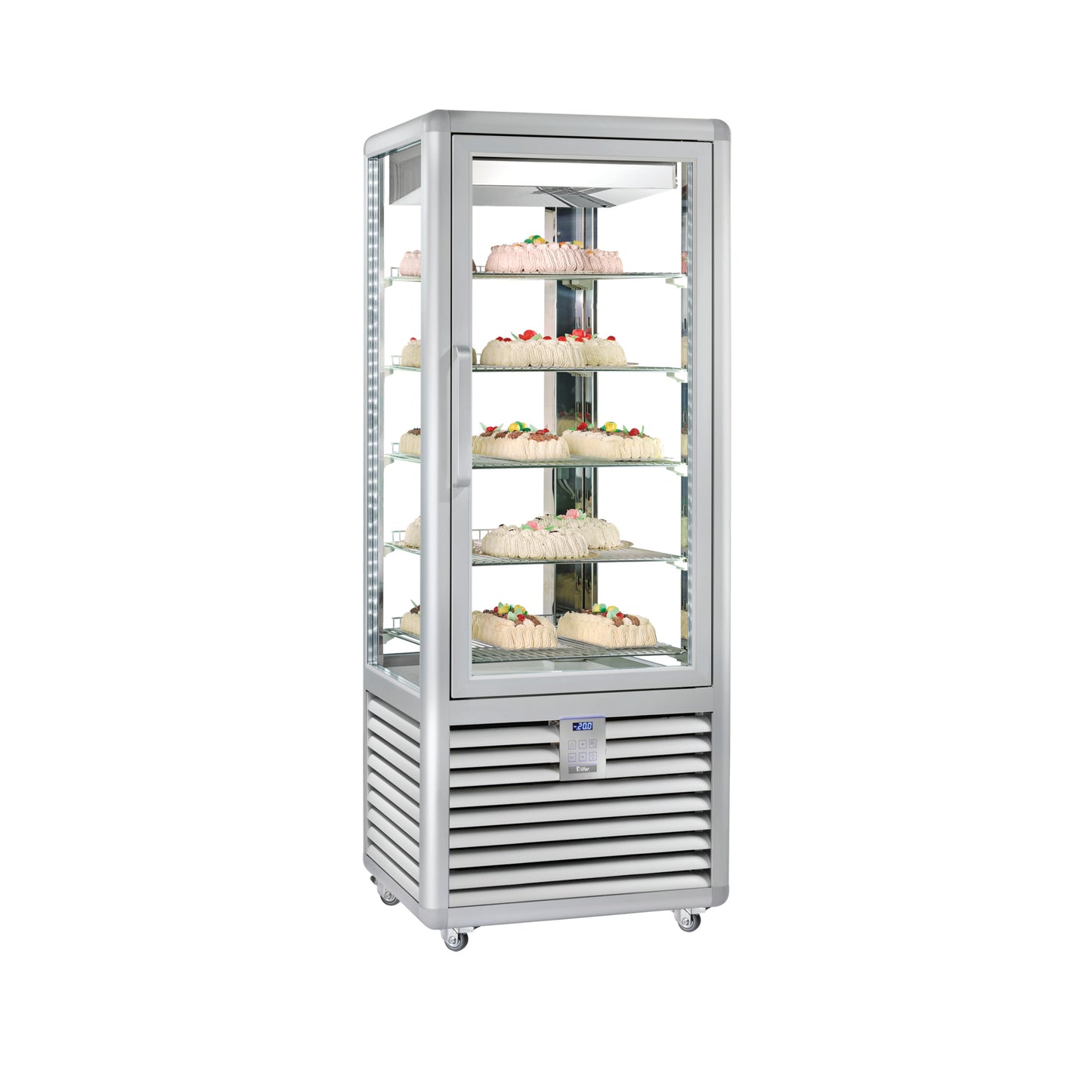 Armário Ventilado Expositor de Pastelaria Fria/Gelado - CGL 450 G 2T
