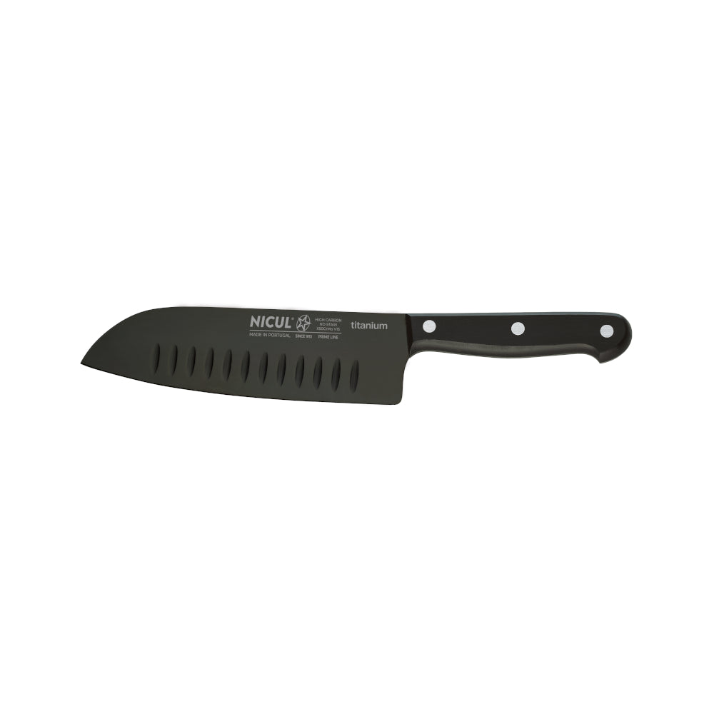 Faca Santoku c/Alvéolos CHEF TITANIUM