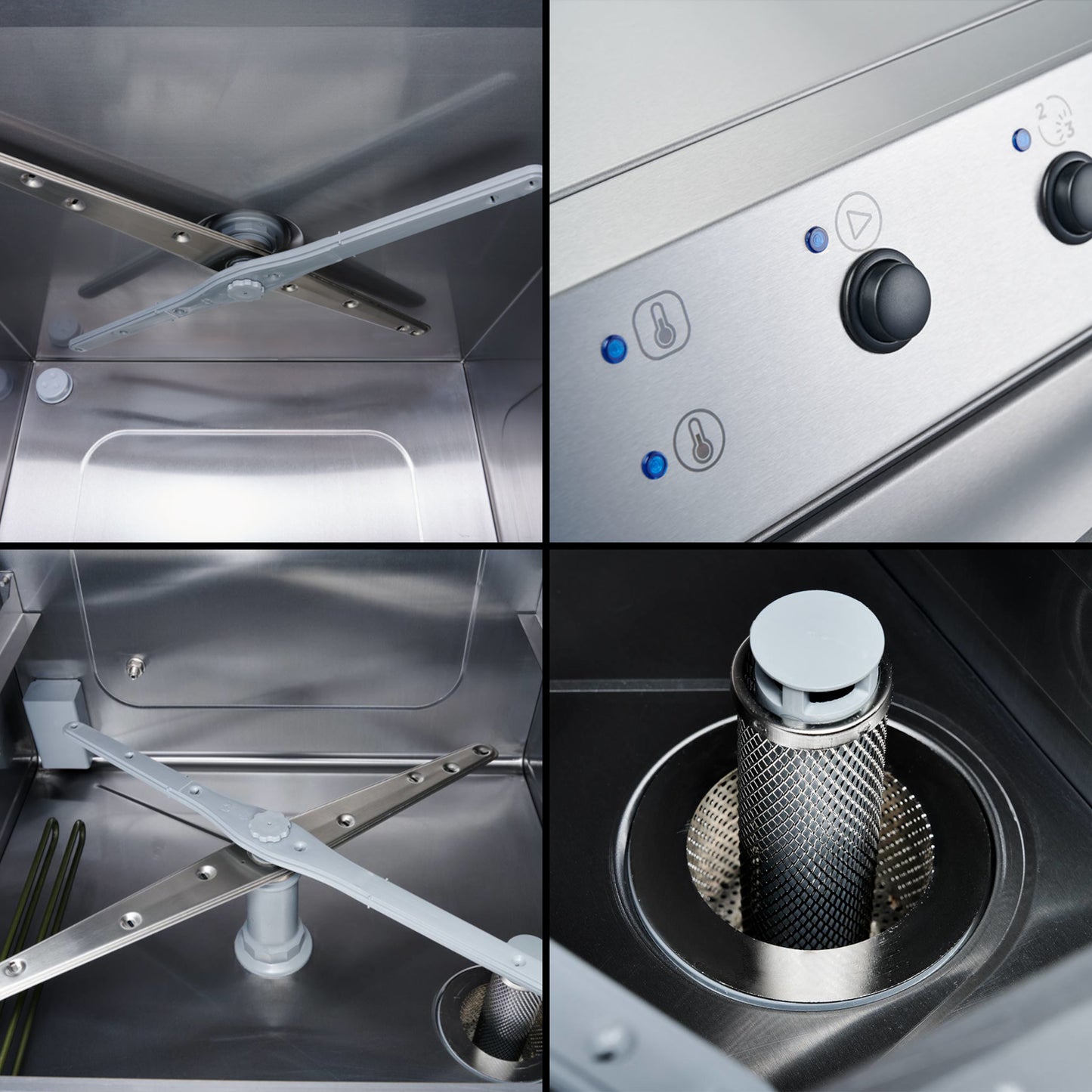 Máquina Lavar Louça Universal AQUA A3 c/D.Detergente + Bomba Enxaguamento - Trifásica