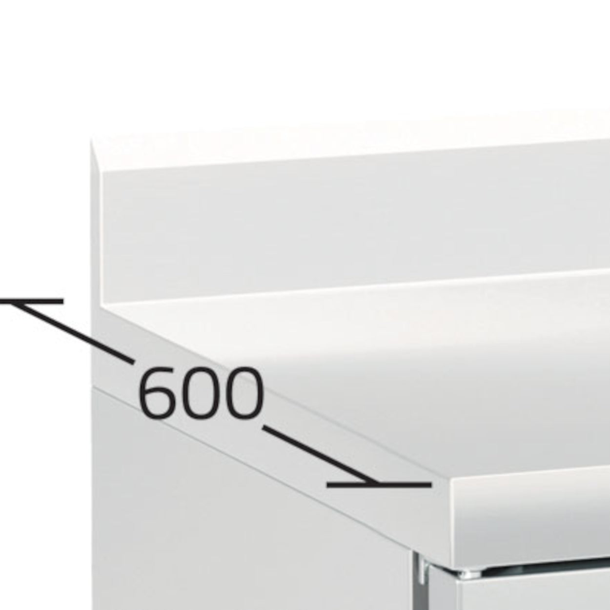 Bancada Refrigeração GN2/3 c/3 Portas - L1-1795T
