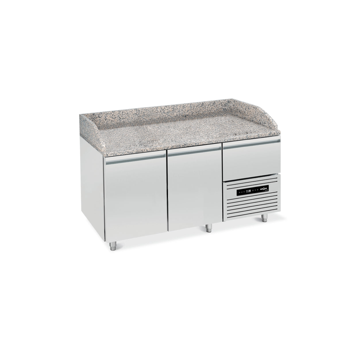 Bancada de Pizza 40x60 c/2 Portas + 1 Gaveta - L6-1610T