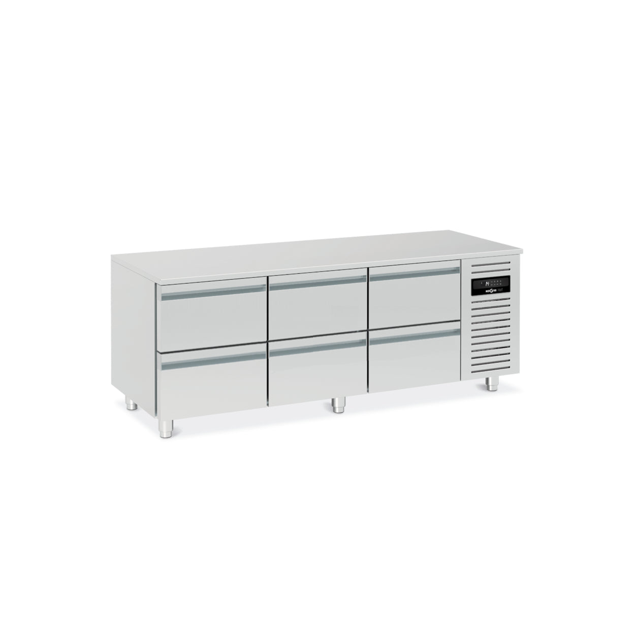 Base Refrigeração GN2/3 c/3 Portas - U3-1600T