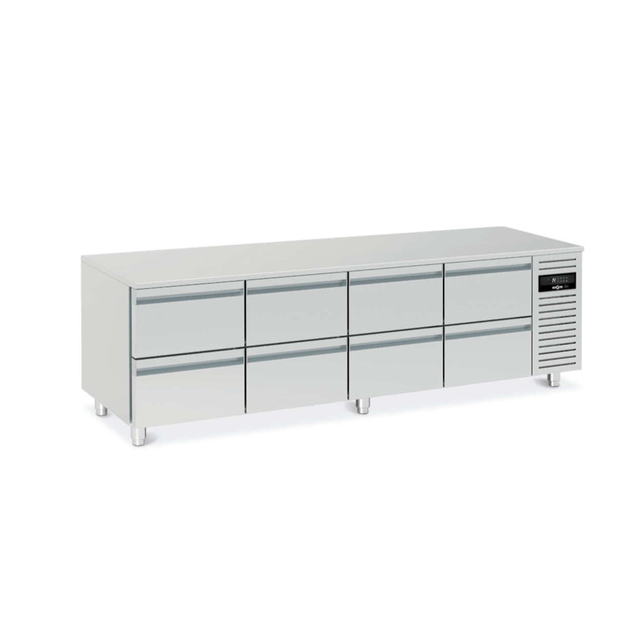 Base Refrigeração GN2/3 c/4 Portas - U3-2000T