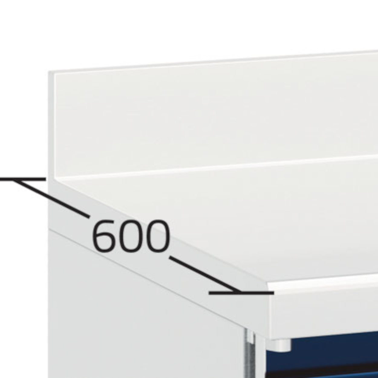 Bancada Congelação GN2/3 c/2 Portas - T1-1330S