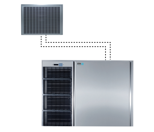 Máquina Modular de Cubos de Gelo c/Condensador Remoto - Super Star Plus MR400 Trifásica - Pinto & Cruz Hotelaria e Equipamentos