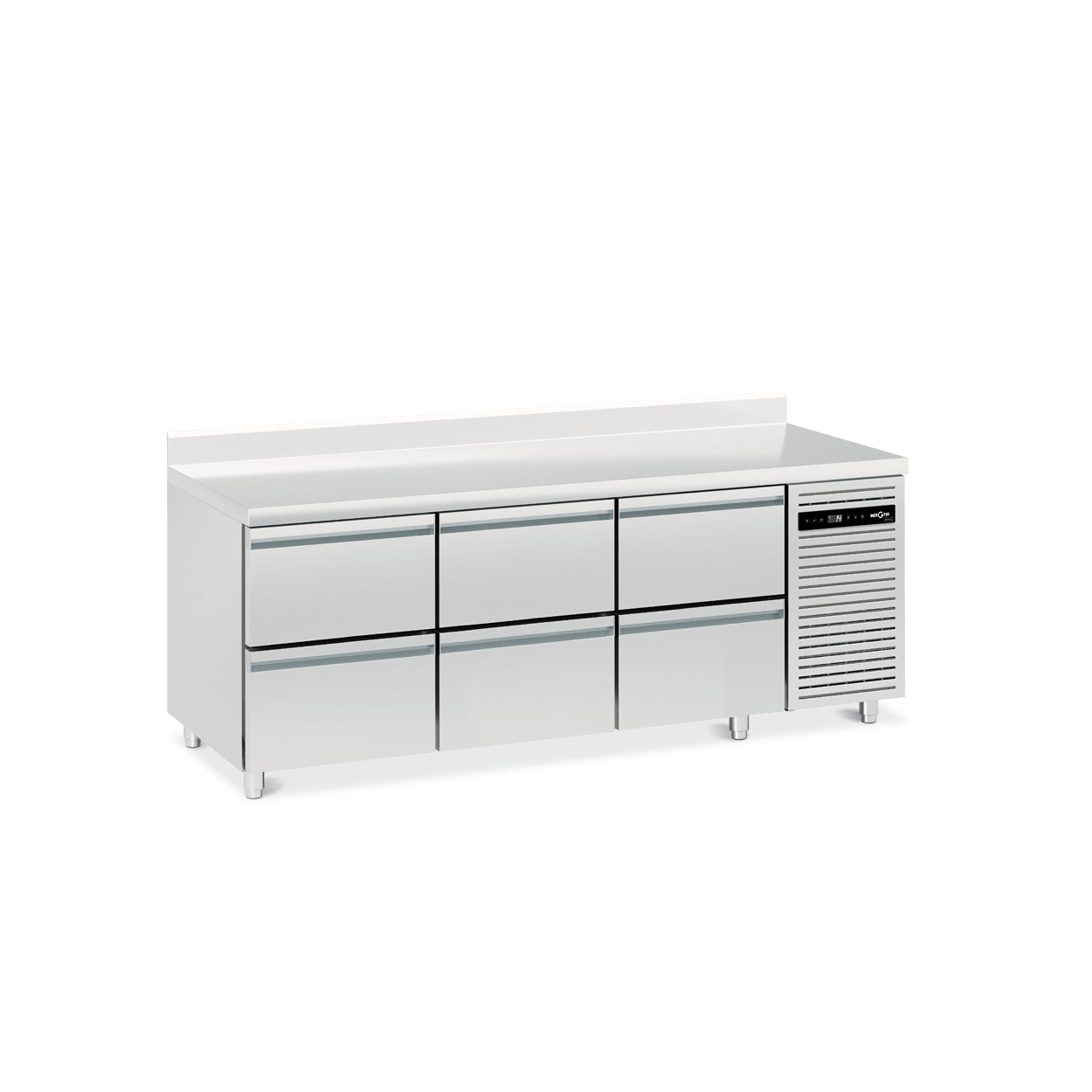 Bancada Refrigeração de Pastelaria 60x40 c/ 3 Portas - L3-2020T