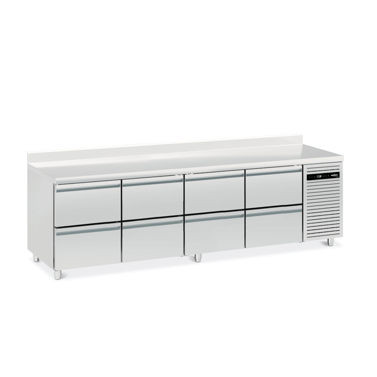 Bancada Refrigeração de Pastelaria 60x40 c/ 4 Portas - L3-2560T