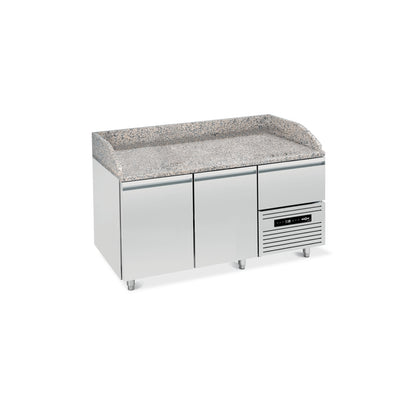 Bancada de Pizza 40x60 c/2 Portas + 1 Gaveta - L6-1610T