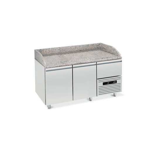 Bancada de Pizza 40x60 c/2 Portas + 1 Gaveta - L6-1610T